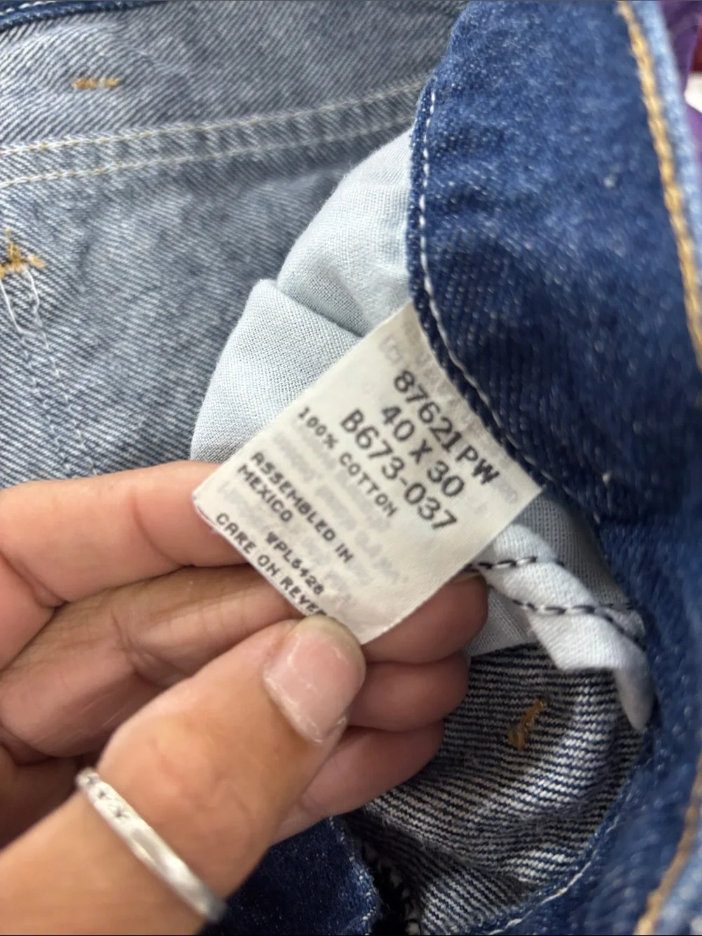 Rustler Men's Straight Jeans in Classic Blue Denim